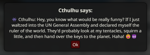 Cthulhu Says